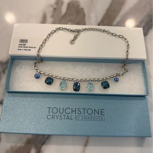 Swarovski Basketweave Necklace & Earrings